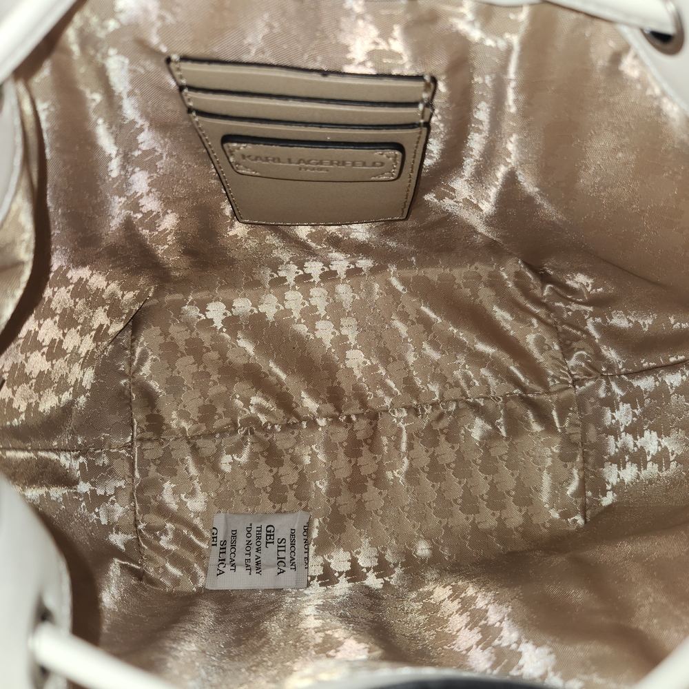 Karl Lagerfeld 2 Way Crossbody/Shoulder Bag with Logo Guitar Strap. New W/ Tags! - Picture 12 of 13